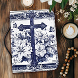 Catholight The Cross Amidst Blooming Faith Bible Cover