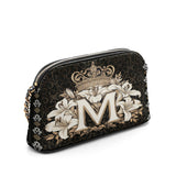 Catholight The Divine Monogram Leather Crossbody Bag