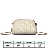 Catholight The Ave Maria Pattern Leather Crossbody Bag