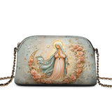 Catholight The Crescent of Serenity Leather Crossbody Bag