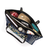 Catholight Crown Of Grace Leather Tote Bag