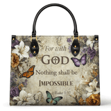 Borsa in pelle Catholight Faithful Blossom