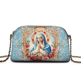 Catholight Our Lady of Grace Leather Crossbody Bag