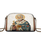 Catholight Saint Peter Reverence Leather Crossbody Bag