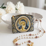 Catholight Ave Maria – The Blessed Grace Leather Rosary Pouch