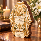 Catholight Wooden Faith Block - To Our Beloved Priest