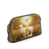 Catholight The Lamb Of Redemption Leather Crossbody Bag
