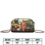 Catholight Saint John The Baptist Shepherd Leather Crossbody Bag