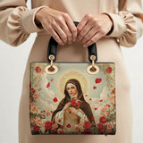 Catholight Little Flower Lady Leather Bag
