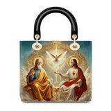 Catholight Trinity Divine The Holy Grace Lady Leather Bag