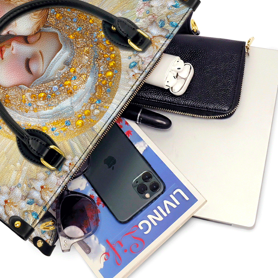 Borsa in pelle Catholight Grazia Divina e Serenità