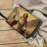 Catholight  Guardian of Light Leather Wallet Purse