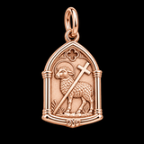 Catholight Agnus Dei Gothic Arch Charm