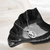 Catholight Openwork French Auspice Maria Necklace in 14K Gold Vermeil/ Sterling Silver