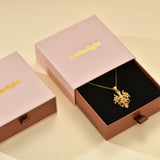 Catholight Lily of Faith Cross Necklace in 18K Gold Vermeil