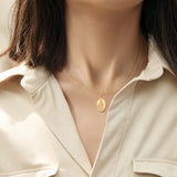 Catholight Miraculous Mary Necklace in Gold Vermeil