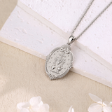 Catholight Miraculous Medal Marian Monogram Charm