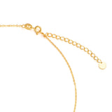 Catholight Holy Family Hearts Necklace in Gold Vermeil