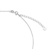 Catholight Crown of Thorns Cross Necklace in Sterling Silver