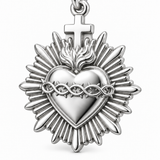 Catholight Sacred Heart Crown of Thorns Charm
