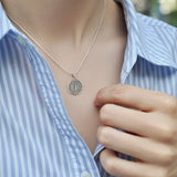 Catholight St. Benedict Necklace in Oxidized Sterling Silver