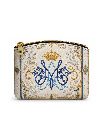 Catholight Marian Majesty Leather Rosary Pouch
