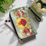 Catholight  Trinity of Love Leather Wallet Purse