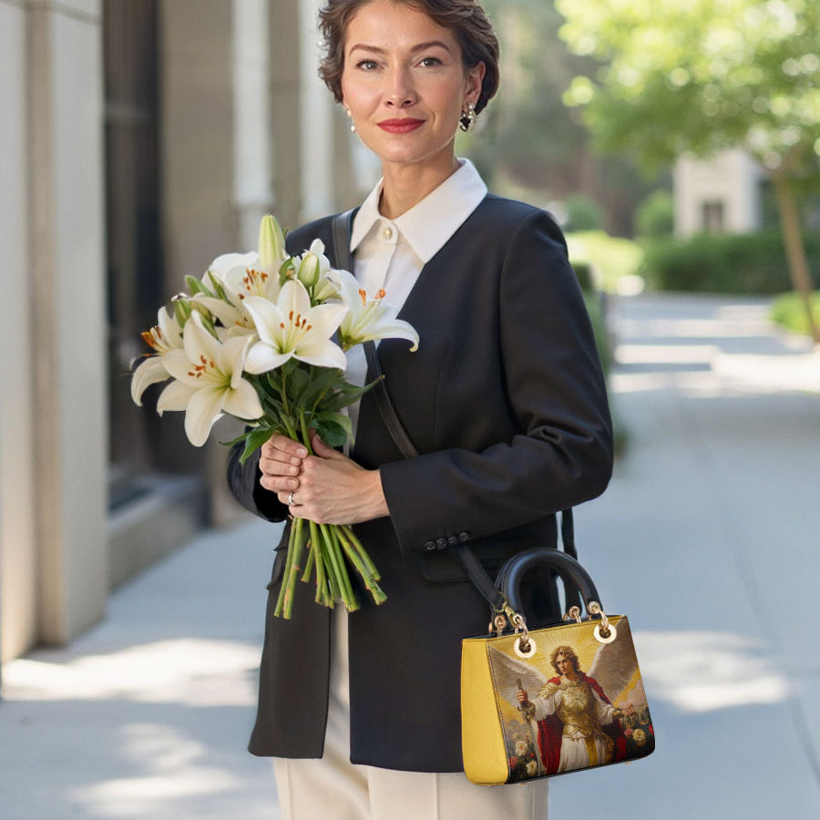 Catholight Guardian of Light Lady Leather Bag