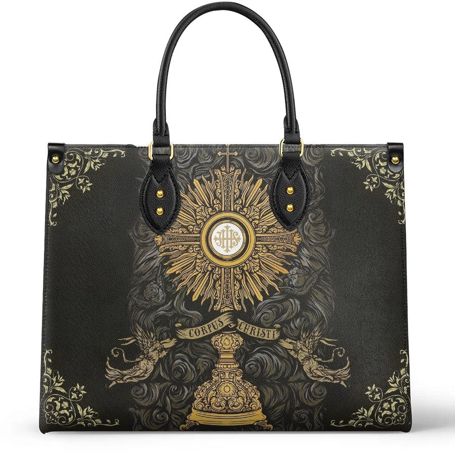 Catholight  The Corpus Christi Elegance Leather Bag