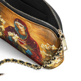 Catholight The Lily Of Purity Leather Crossbody Bag