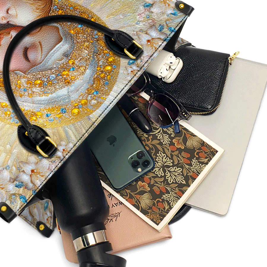 Borsa in pelle Catholight Grazia Divina e Serenità