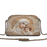 Catholight Heavenly Grace In Radiant Splendor Leather Crossbody Bag