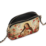 Catholight Little Flower Leather Crossbody Bag