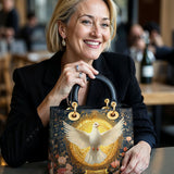 Catholight Dove of Eternal Light Personalized Lady Leather Bag