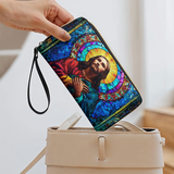 Catholight Glorious Christ - Leather Wallet Purse