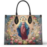 Catholight Assumption Of Mary Leather Bag