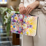 Catholight Floral Resurrection Bible Cover