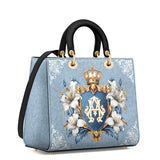 Catholight Sacred Devotion Lady Leather Bag