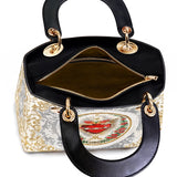 Catholight Immaculate Heart of Mary Elegance Lady Leather Bag