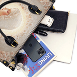 Borsa in pelle Devotion Halo Rosa Catholight