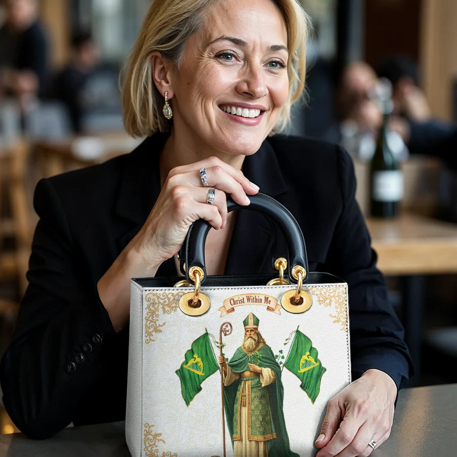 Catholight Saint Patrick's Devotion Lady Leather Bag