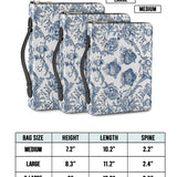 Catholight Sacred Elegance: Blue and White Devotion Bible Cover