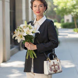 Catholight Faith & Florals Lady Leather Bag