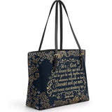 Catholight Everlasting Life Leather Tote Bag