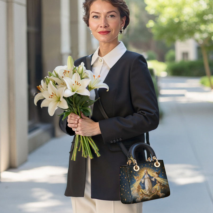 Catholight The Queen of Heaven Lady Leather Bag