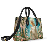 Catholight  Lady Of Lourdes Leather Bag