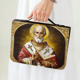Catholight Saint Nicholas The Patron of Generosity Bible Cover