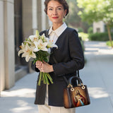 Catholight A Testament of Grace and Compassion Lady Leather Bag