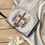 Catholight  Faith & Florals Leather Wallet Purse