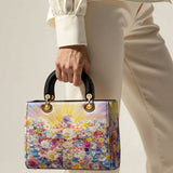 Catholight Floral Resurrection Lady Leather Bag